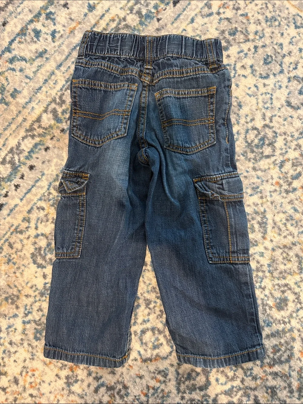 Gymboree Boys Dark Blue Cargo Jeans